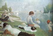 Georges Seurat Bath painting